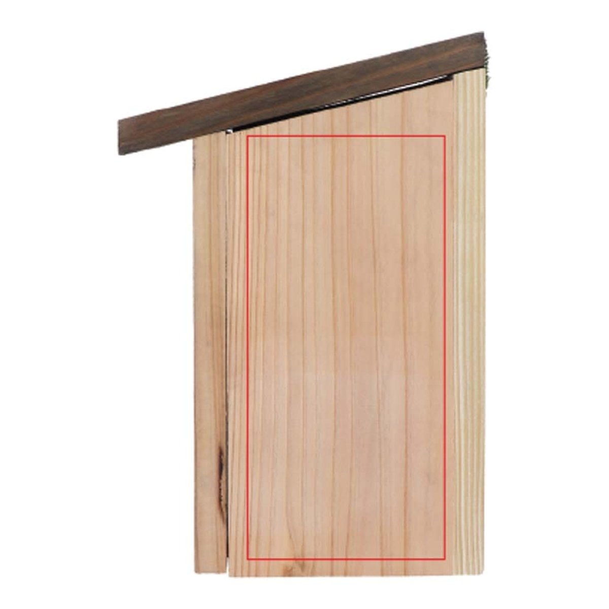 Vogelhuisje Rustiek - linkerzijde Vogelhuisje Rustiek - linkerzijde