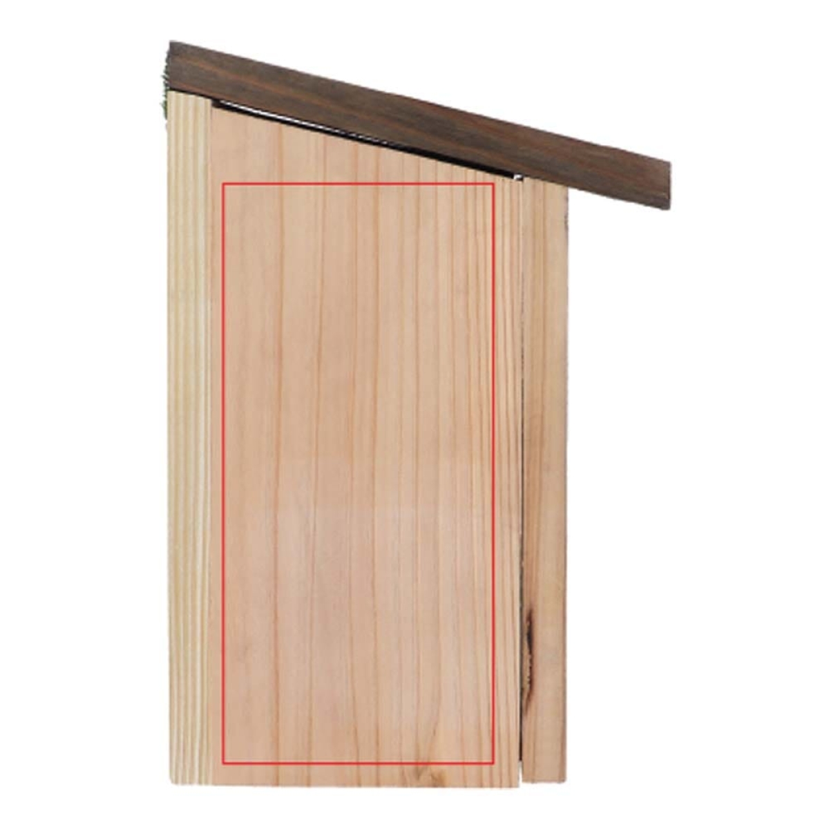 Vogelhuisje Rustiek - rechterzijde Vogelhuisje Rustiek - rechterzijde