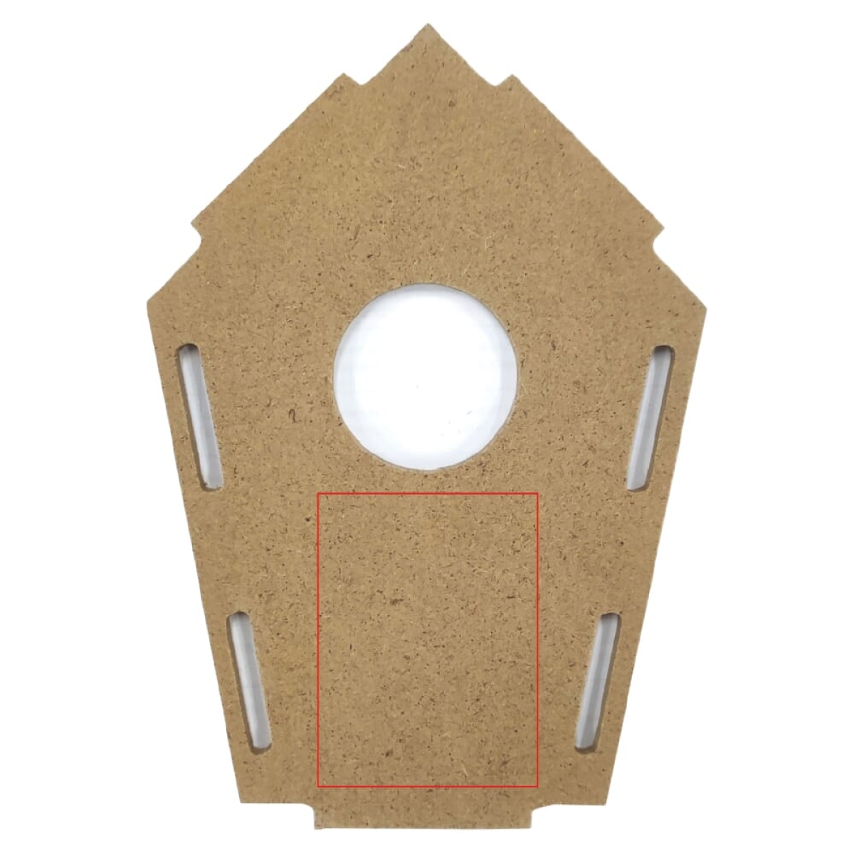Vogelhuisje bouwpakket - voorzijde Vogelhuisje bouwpakket - voorzijde