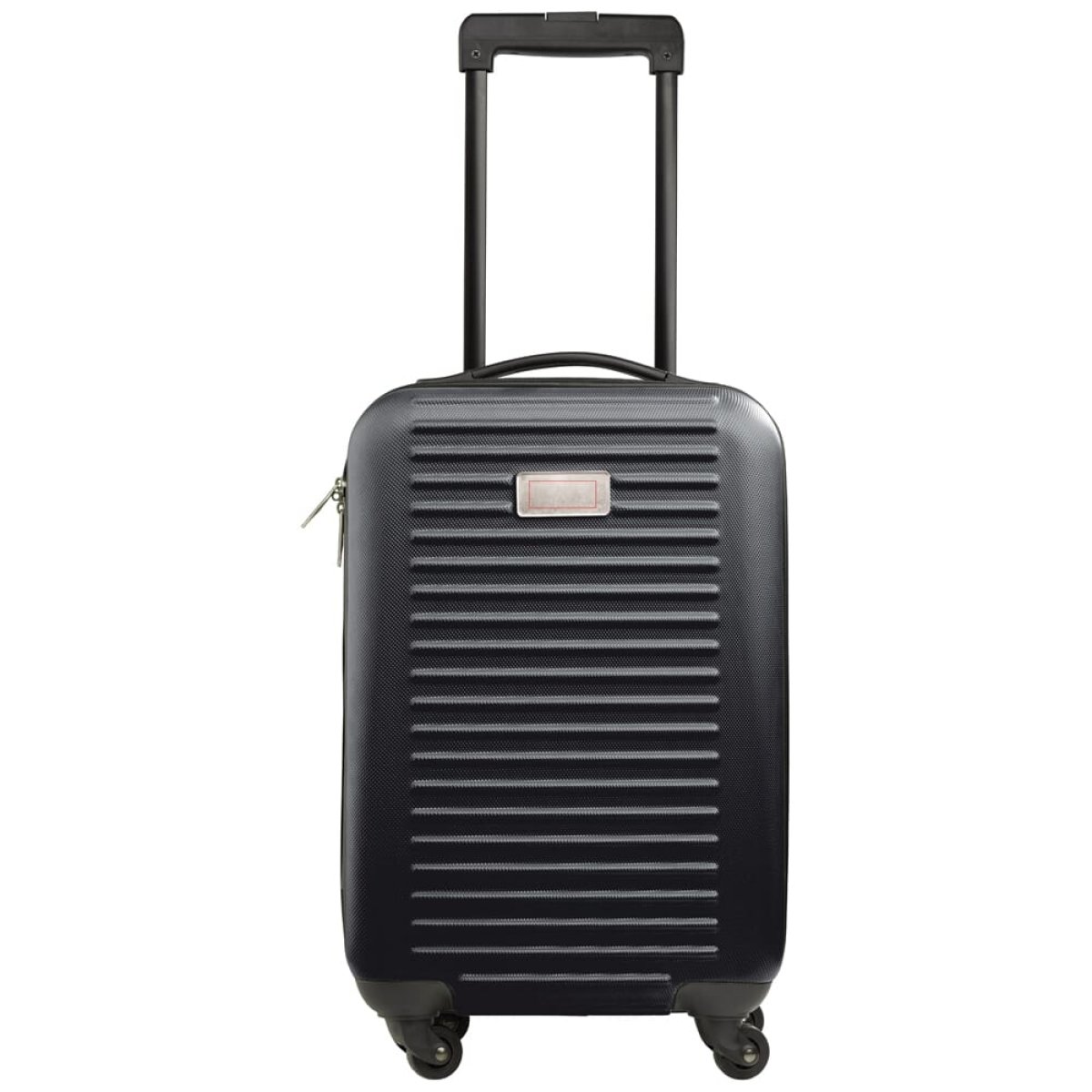 Handbagage koffer - 53 x 33 x 20 cm - dubbele rits - op metalen plaatje