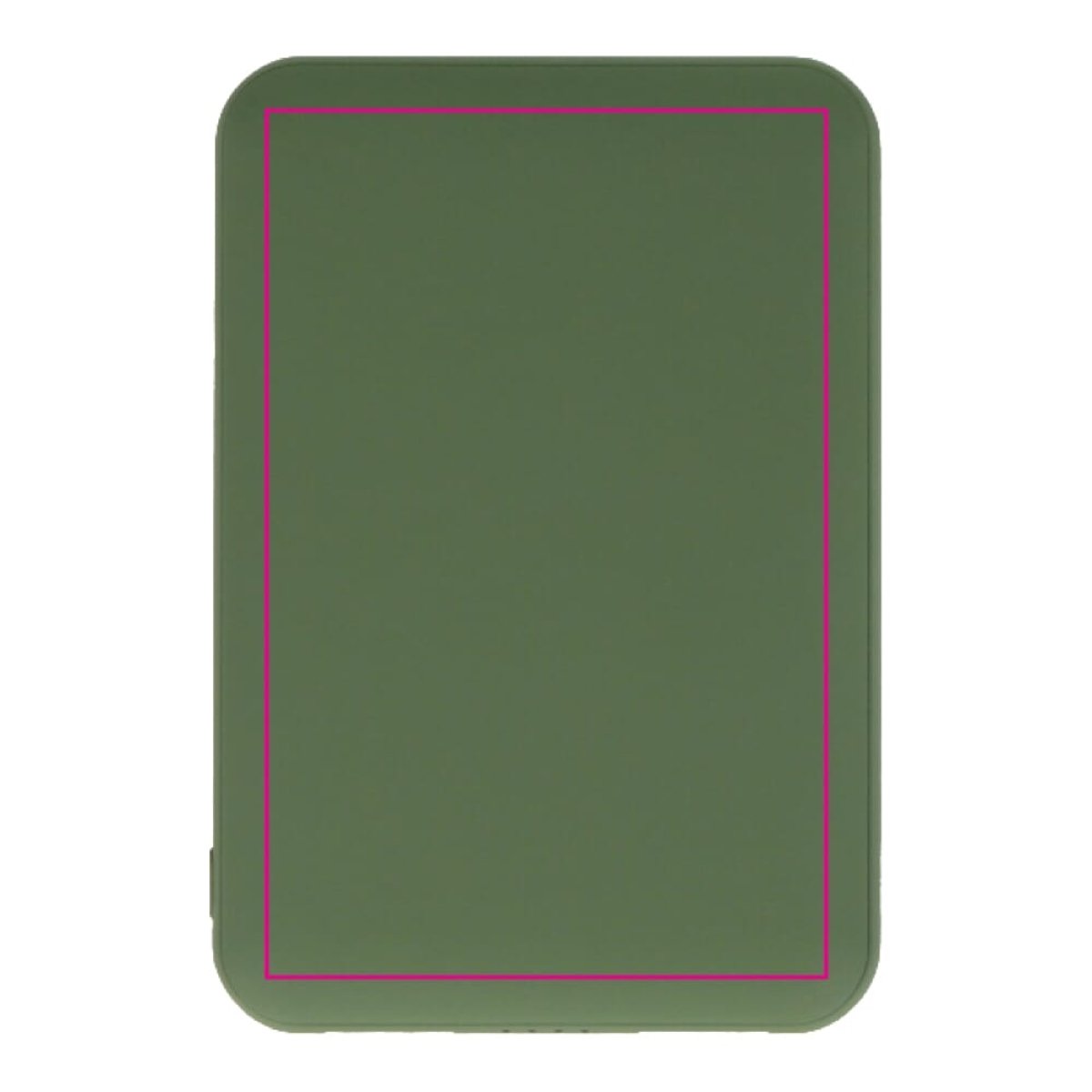 Rock powerbank - 5.000mAh - recycled ABS - bovenzijde Rock powerbank - 5.000mAh - recycled ABS - bovenzijde