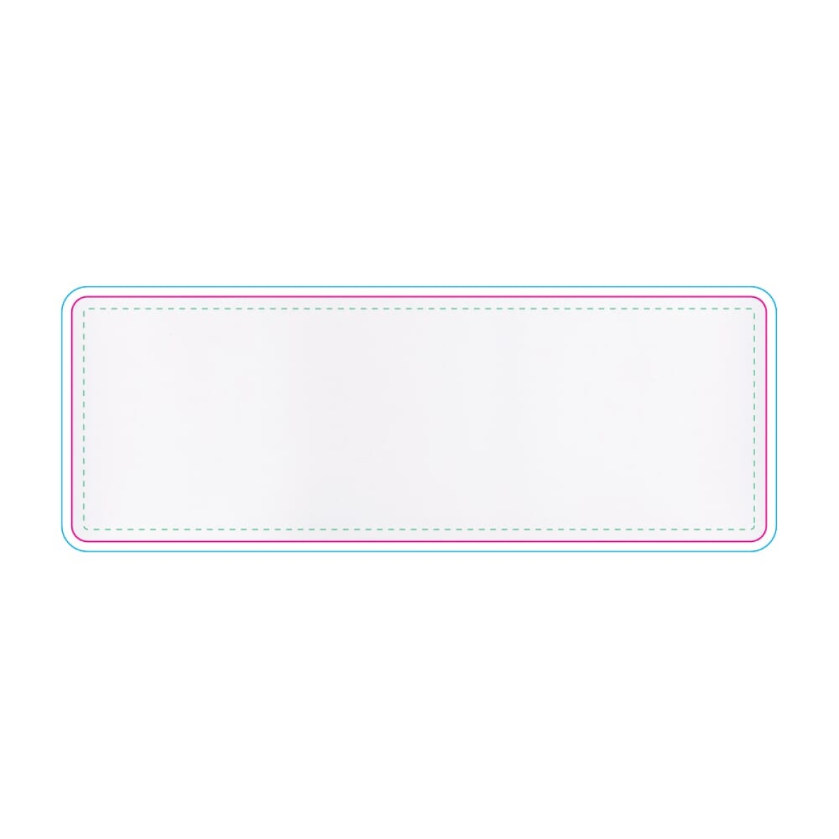 Yoga sublimatie 61 x 173 cm - antislip rubberen basis - zijde 1