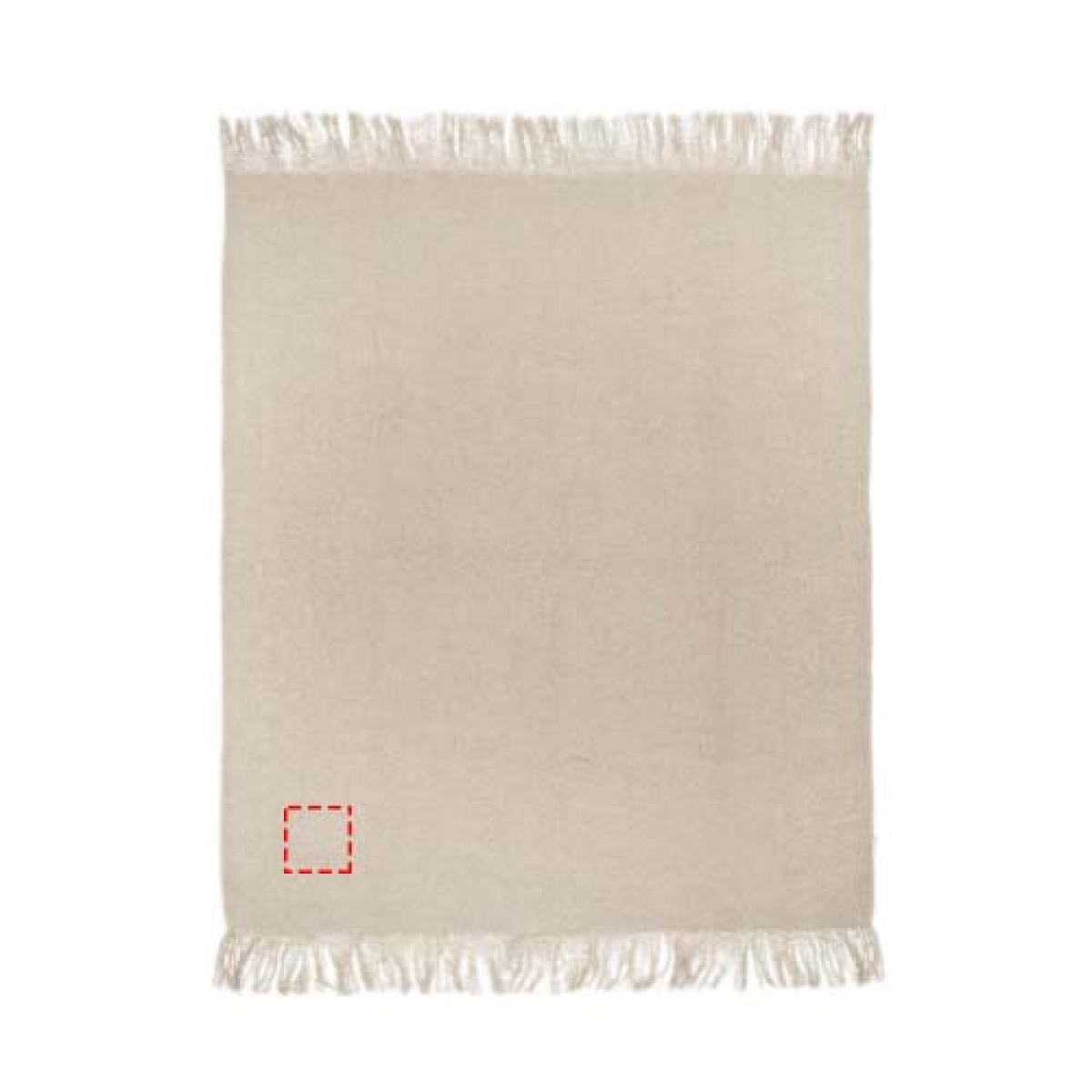 Plaid - 215gr/m² - GRS - met RPET lint - voorzijde