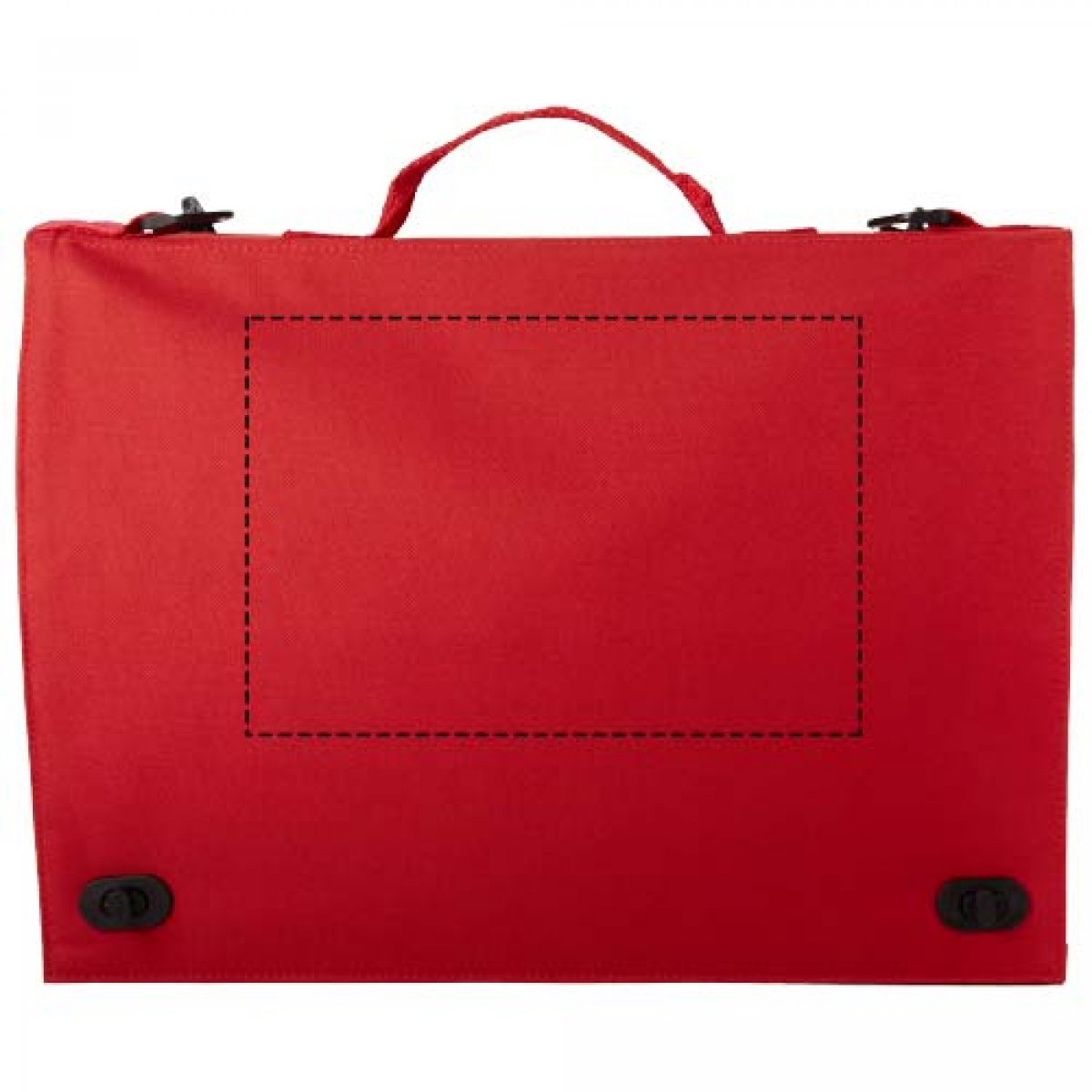 Santa Fee conferentietas - polyester - 38 x 28 x 7 cm - gesp sluiting - voorzijde