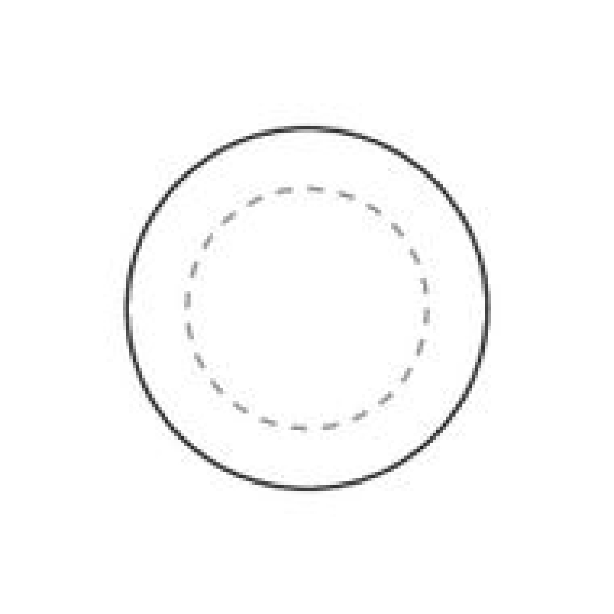 Jojo - hout - diameter 5.3cm - op 1e zijde