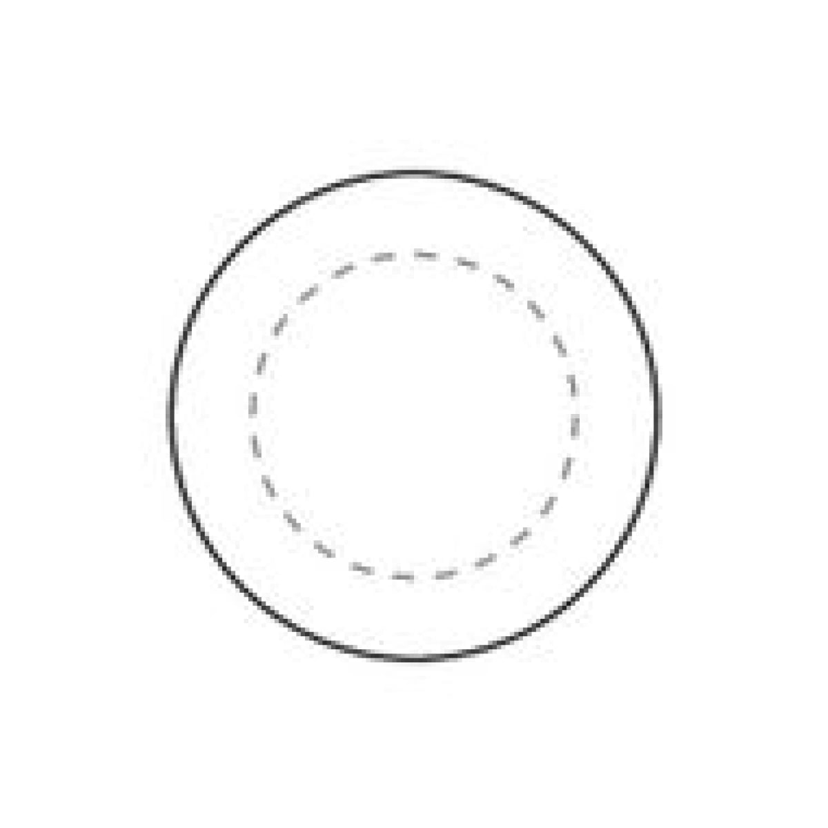 Jojo - hout - diameter 5.3cm - op 2e zijde