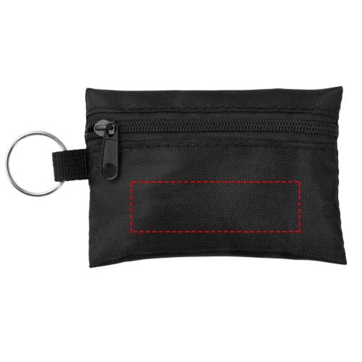 Valdemar EHBO-etui - polyester - 16-delig - met sleutelring - voorzijde Valdemar EHBO-etui - polyester - 16-delig - met sleutelring - voorzijde