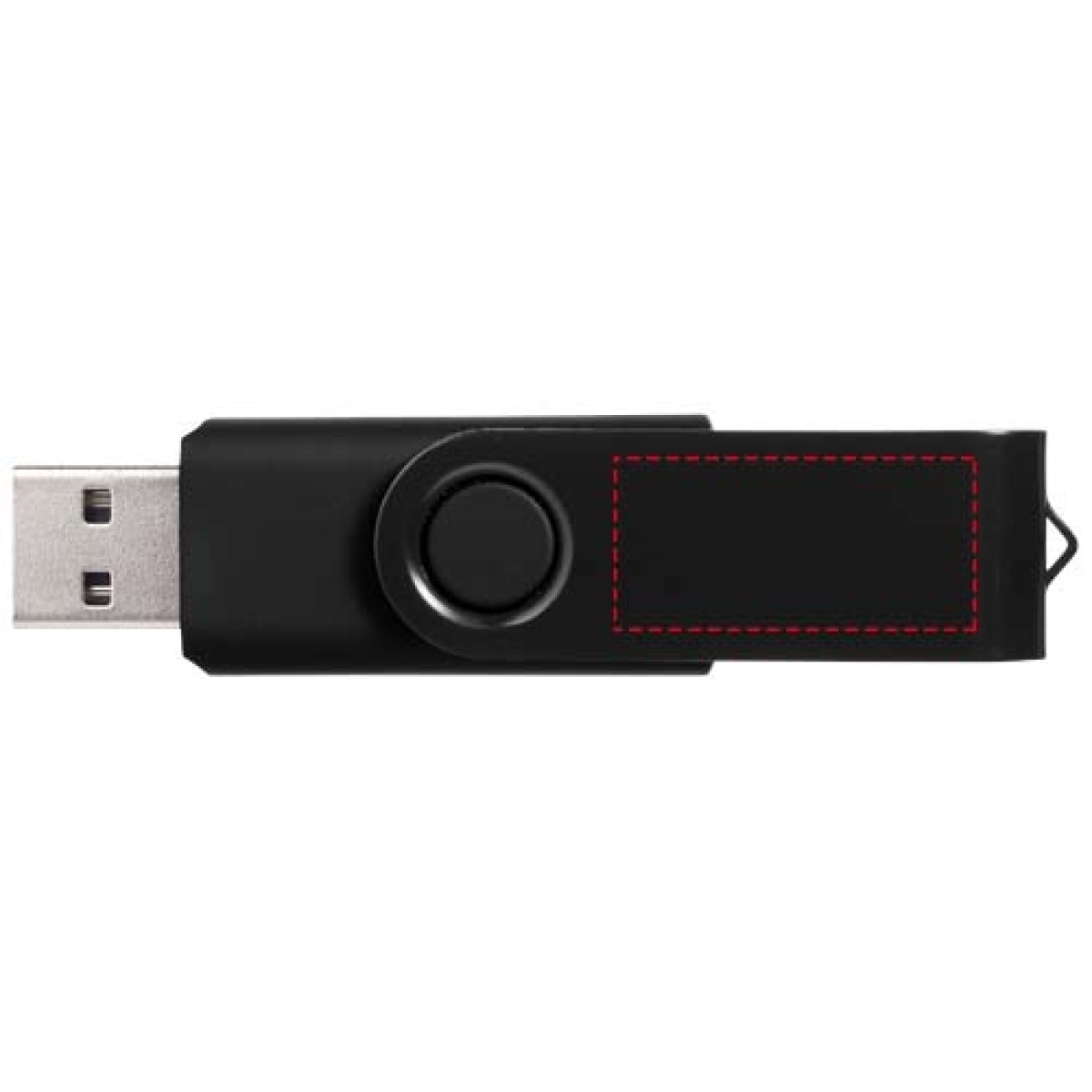 Rotate USB stick - kunststof en aluminium - 4GB - metallic clip - geschenkverpakking - voorzijde