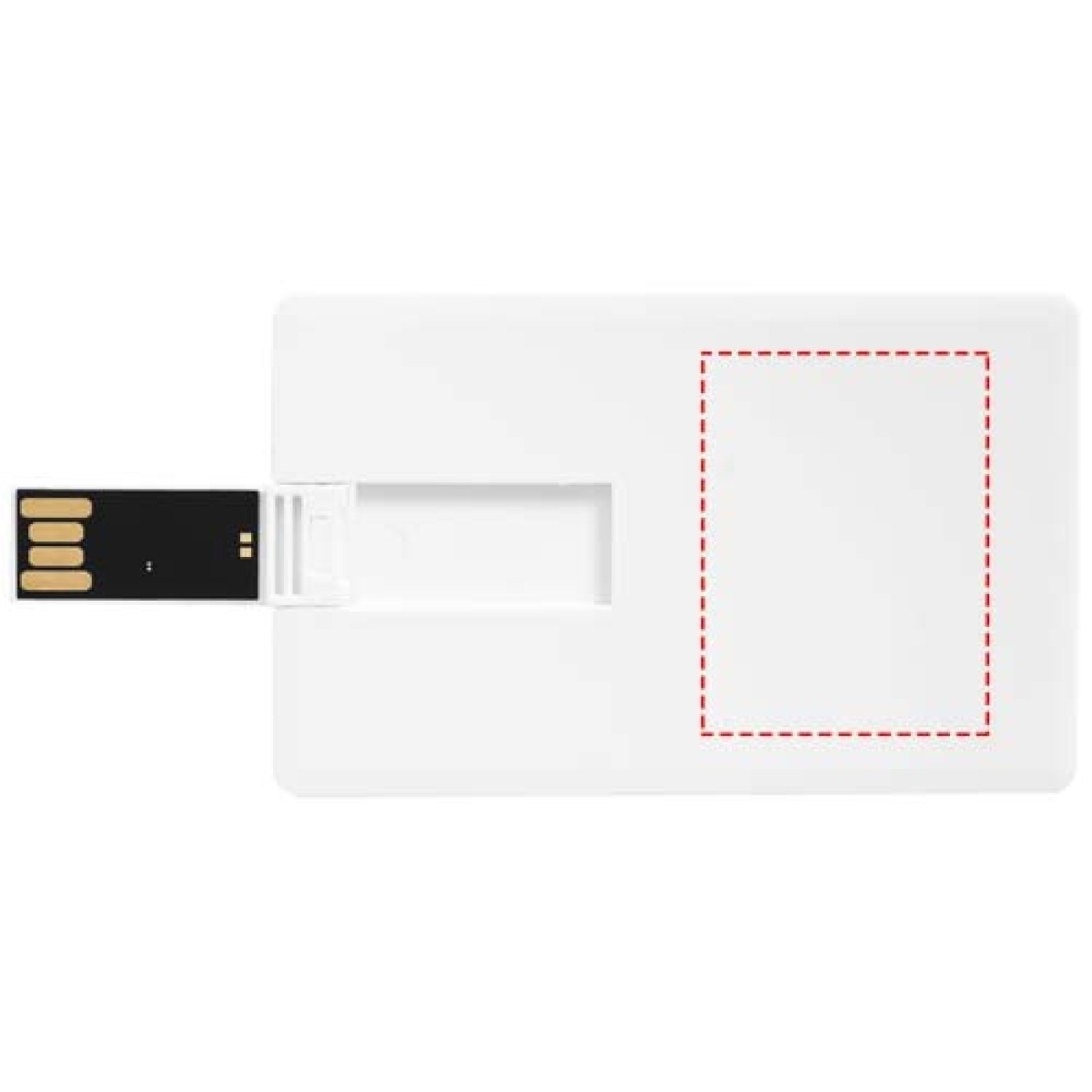 Slim credit card USB 4GB Spoed - voorzijde Slim credit card USB 4GB Spoed - voorzijde