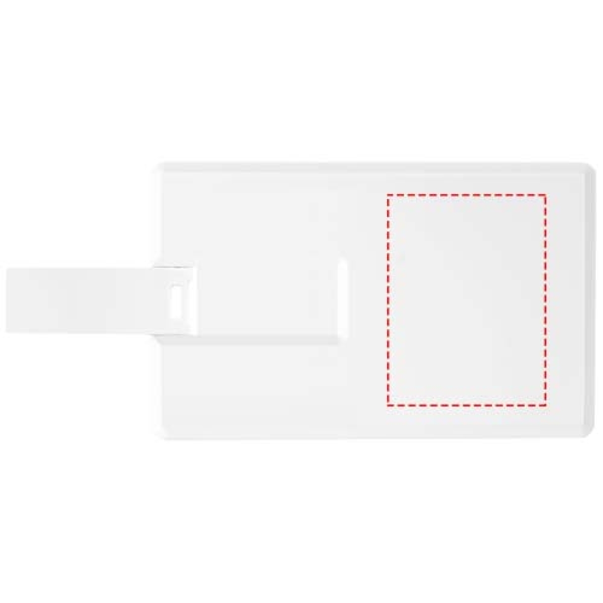 Slim credit card USB 4GB Spoed - achterzijde Slim credit card USB 4GB Spoed - achterzijde
