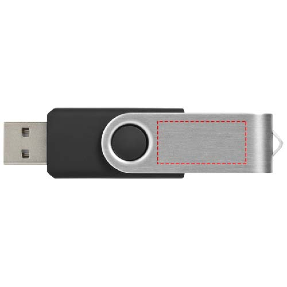 Rotate USB 2.0 stick - kunststof en aluminium - 16GB - geschenkverpakking - voorzijde