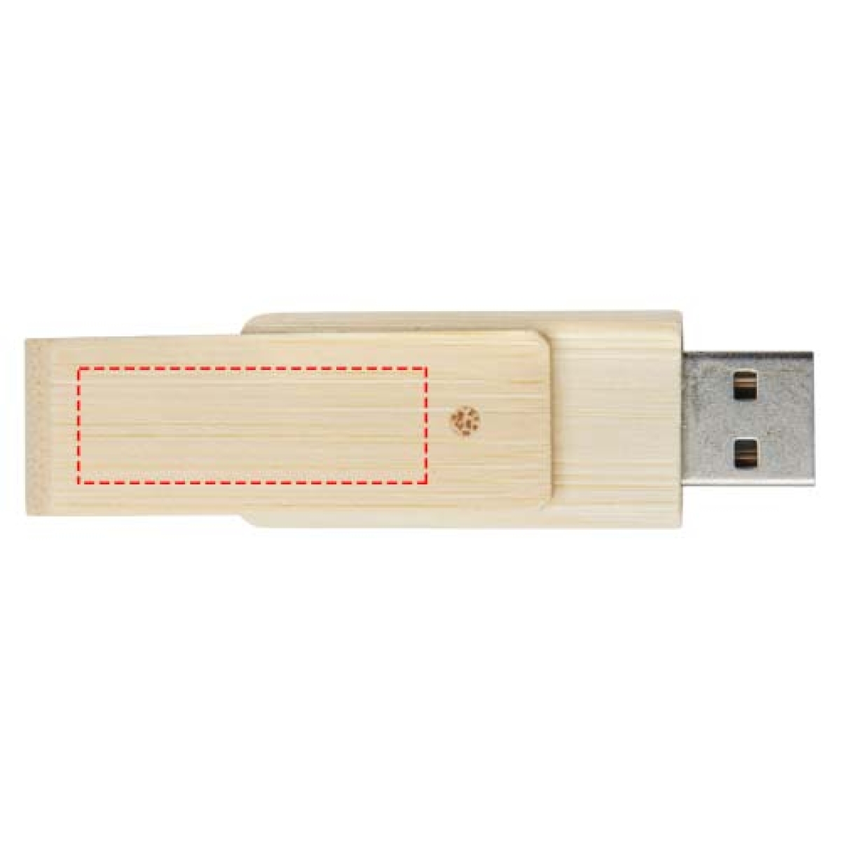 Rotate USB 2.0 stick - bamboe - 8GB - voorzijde Rotate USB 2.0 stick - bamboe - 8GB - voorzijde