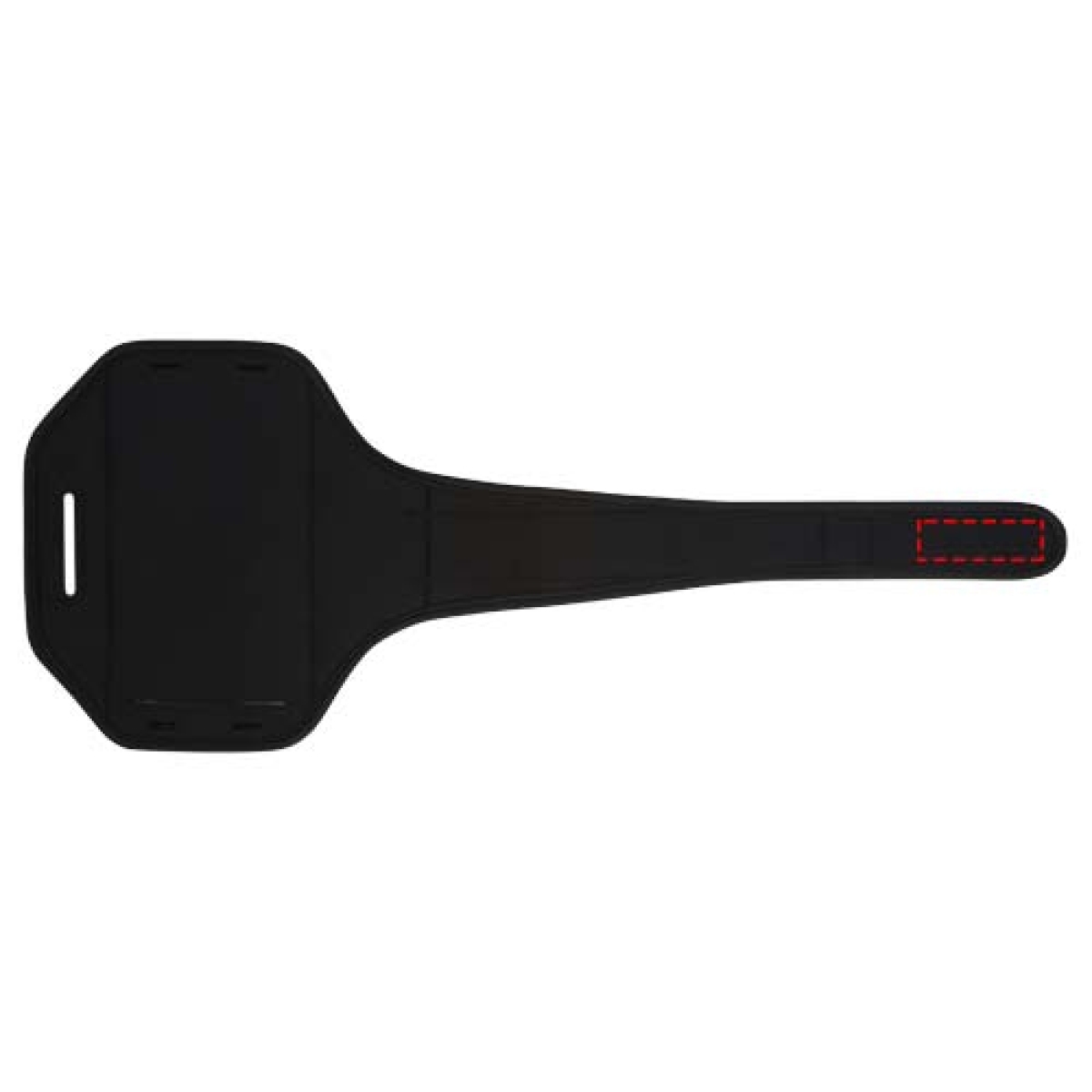 Haile reflecterende smartphone-armband met transparante hoes - band