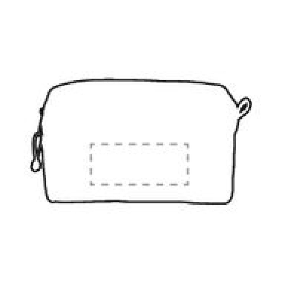 Stacey toilettas - rPET polyester - extra ritsvak - op insteekvak