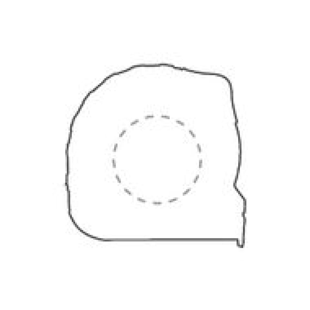 Midland rolmaat - 5 m - 1,9 cm - ABS/staal - riemclip - polsriem - op voorzijde