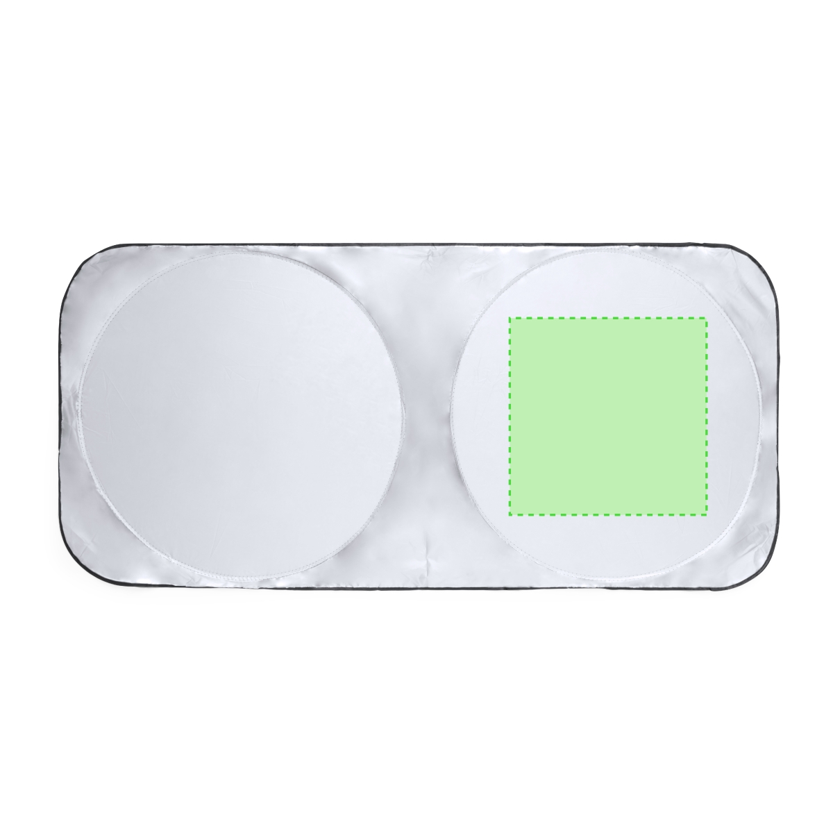 Opvouwbaar zonnescherm - polyester 170T - 150x70 cm - - Gecentreerde zijde 2