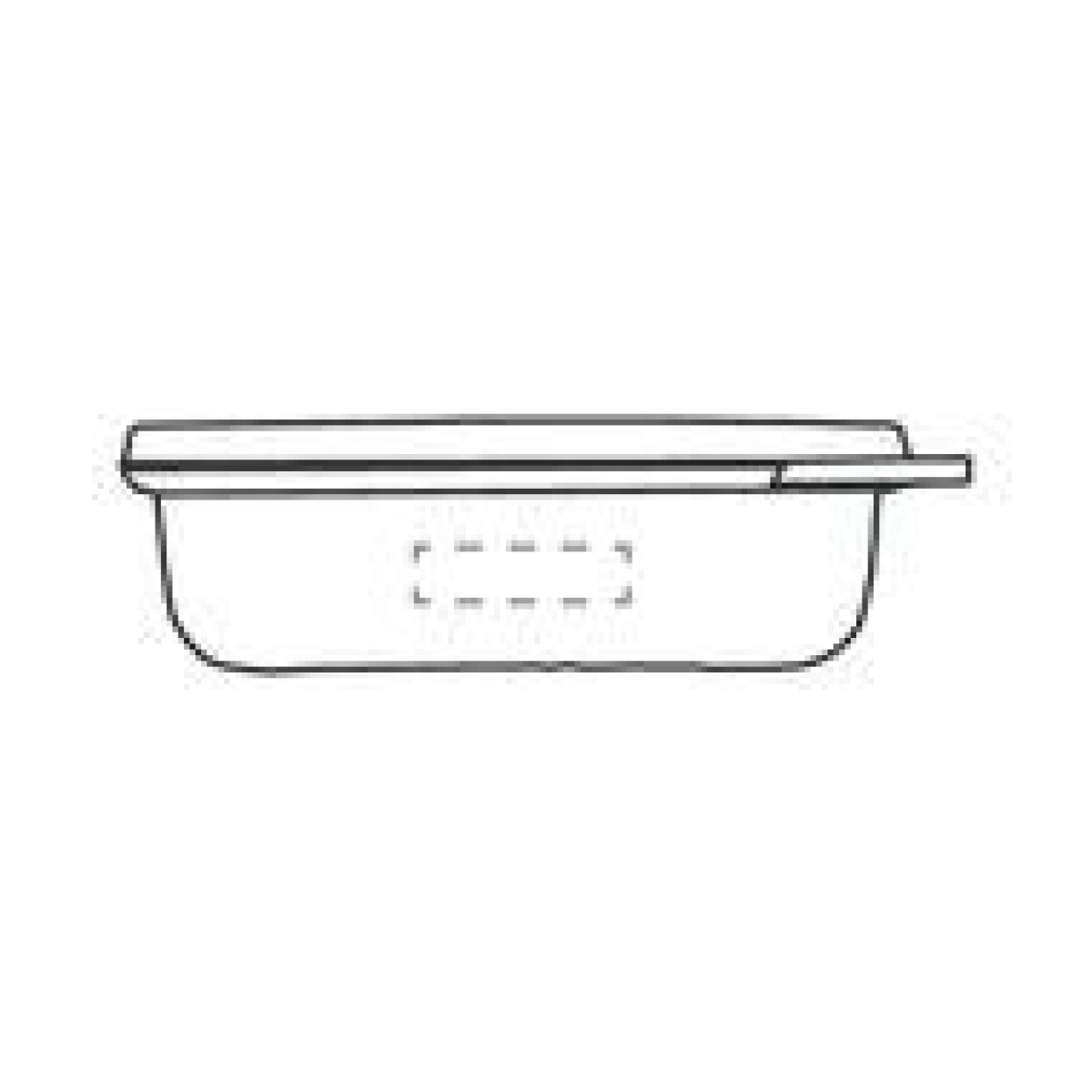 Mepal Cirqula multi lunchbox 500ml - kunststof - luchtdicht - transparant venster - op lange zijde