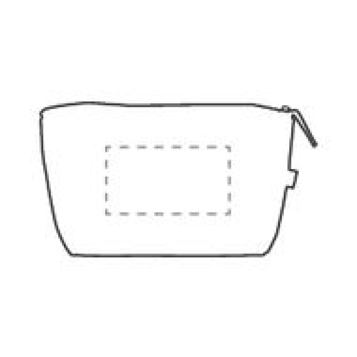 SmartBag accessoire tasje - rPET vilt - ritssluiting - op voorzijde SmartBag accessoire tasje - rPET vilt - ritssluiting - op voorzijde