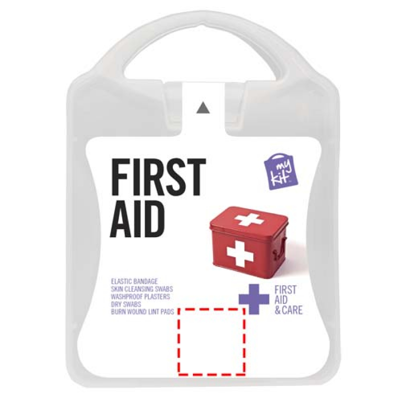 MyKit EHBO-doos kunststof -  21-delig   - voorzijde