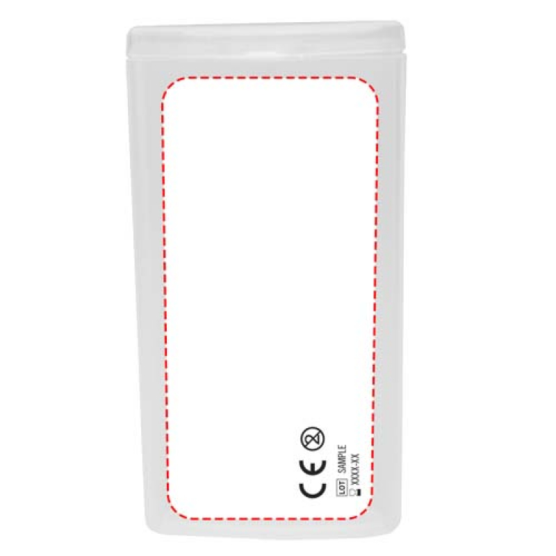 MiniKit pleister set - kunststof - 10 waterbestendige pleisters - achterzijde