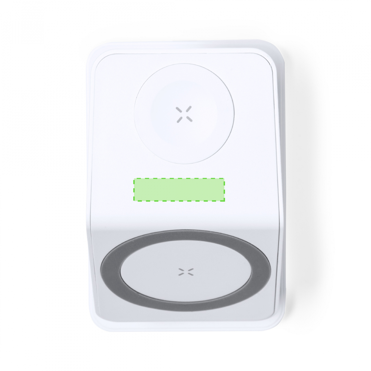 Krastop 3 in 1 oplader - 15W - draadloos - magnetisch - Boven de siliconen band