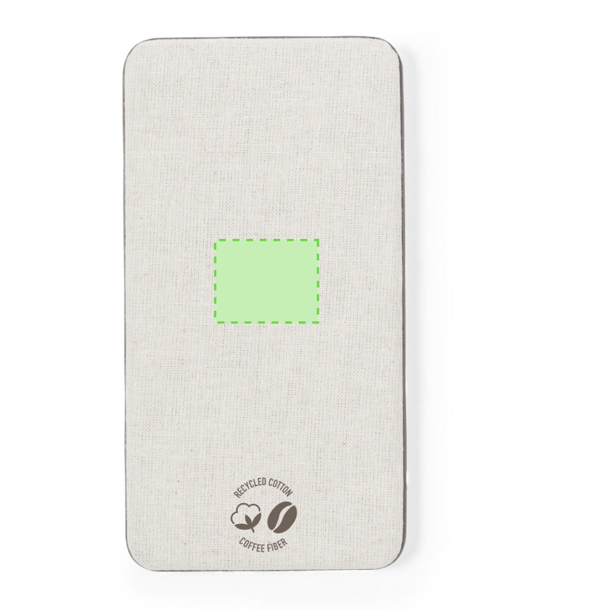 Mayer powerbank - 5.000mAh - koffievezel/katoen - Area 1