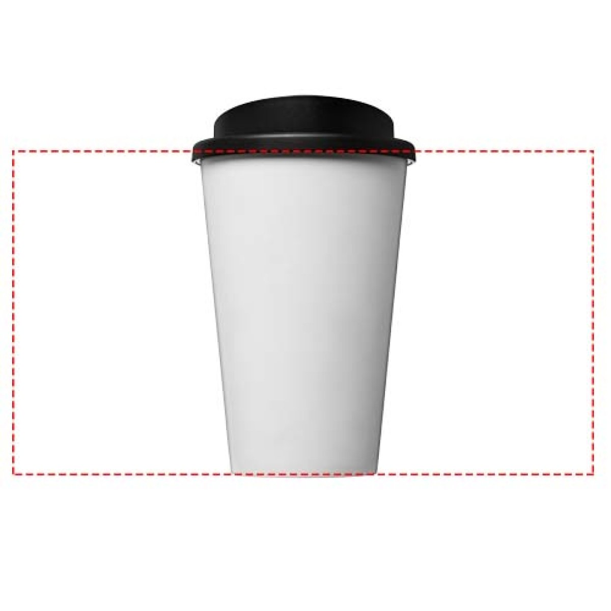 Brite Americano beker 350 ml - PP - dubbelwandig - geïsoleerd - rondom Brite Americano beker 350 ml - PP - dubbelwandig - geïsoleerd - rondom