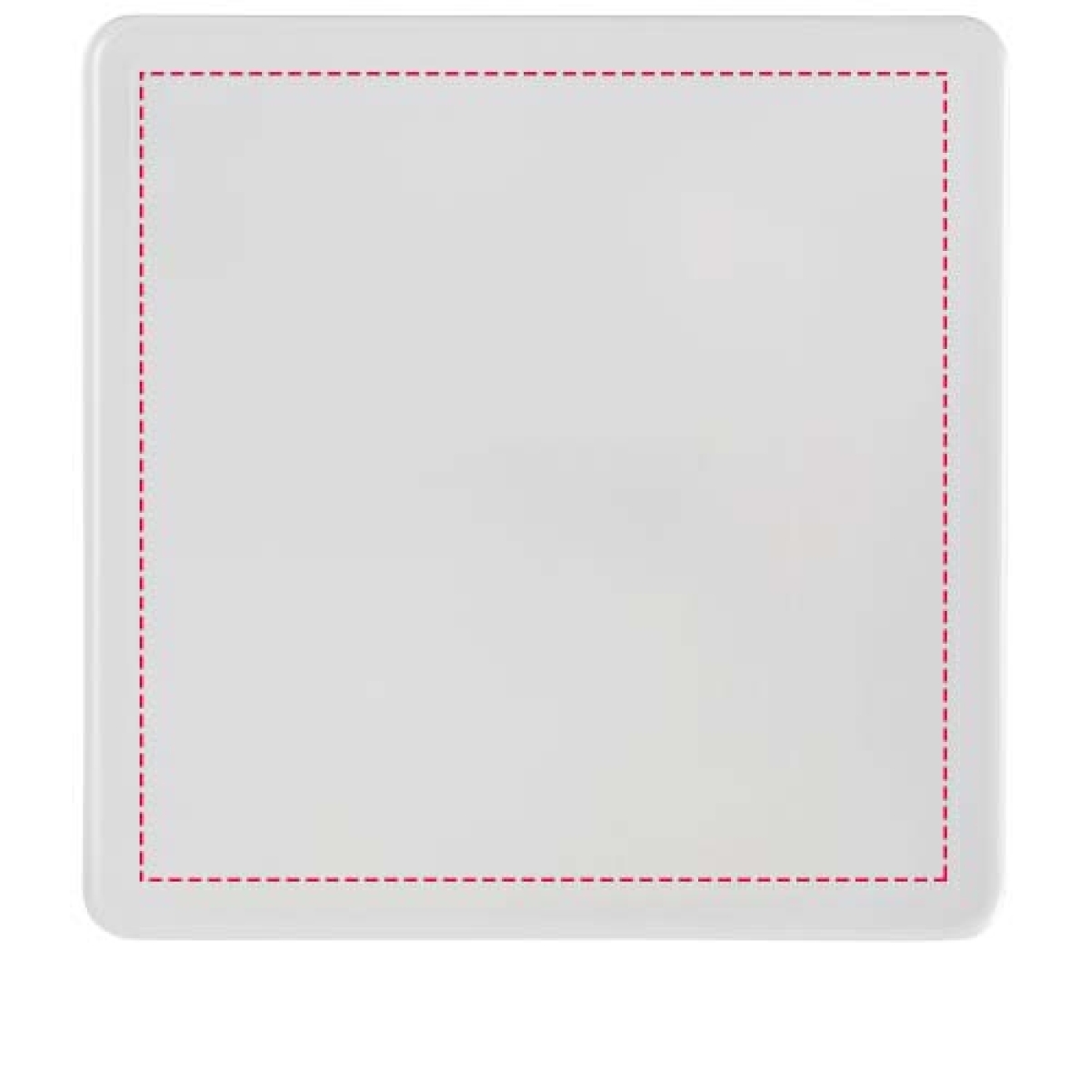 Renzo vierkante kunststof onderzetter - bovenzijde