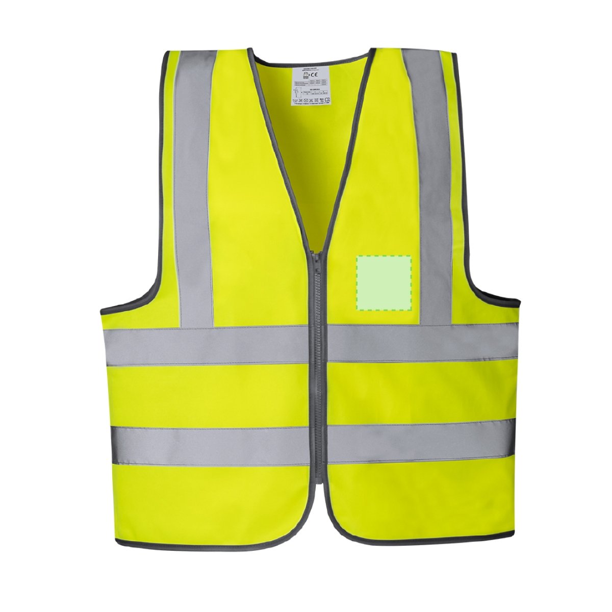 Jestol veiligheidsvest - polyester - ritsssluiting - Area 1 Jestol veiligheidsvest - polyester - ritsssluiting - Area 1