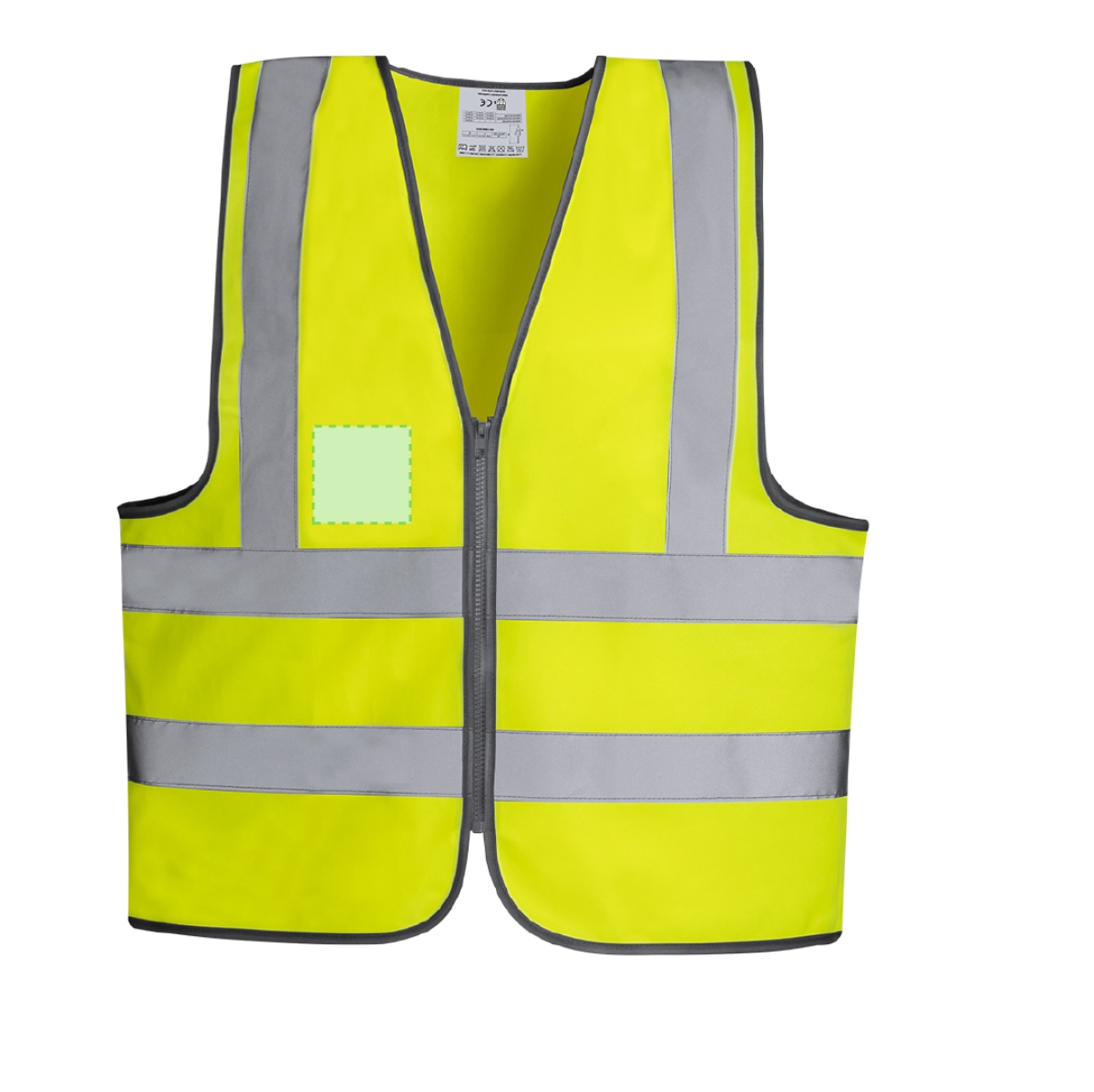 Jestol veiligheidsvest - polyester - ritsssluiting - Area 2 Jestol veiligheidsvest - polyester - ritsssluiting - Area 2