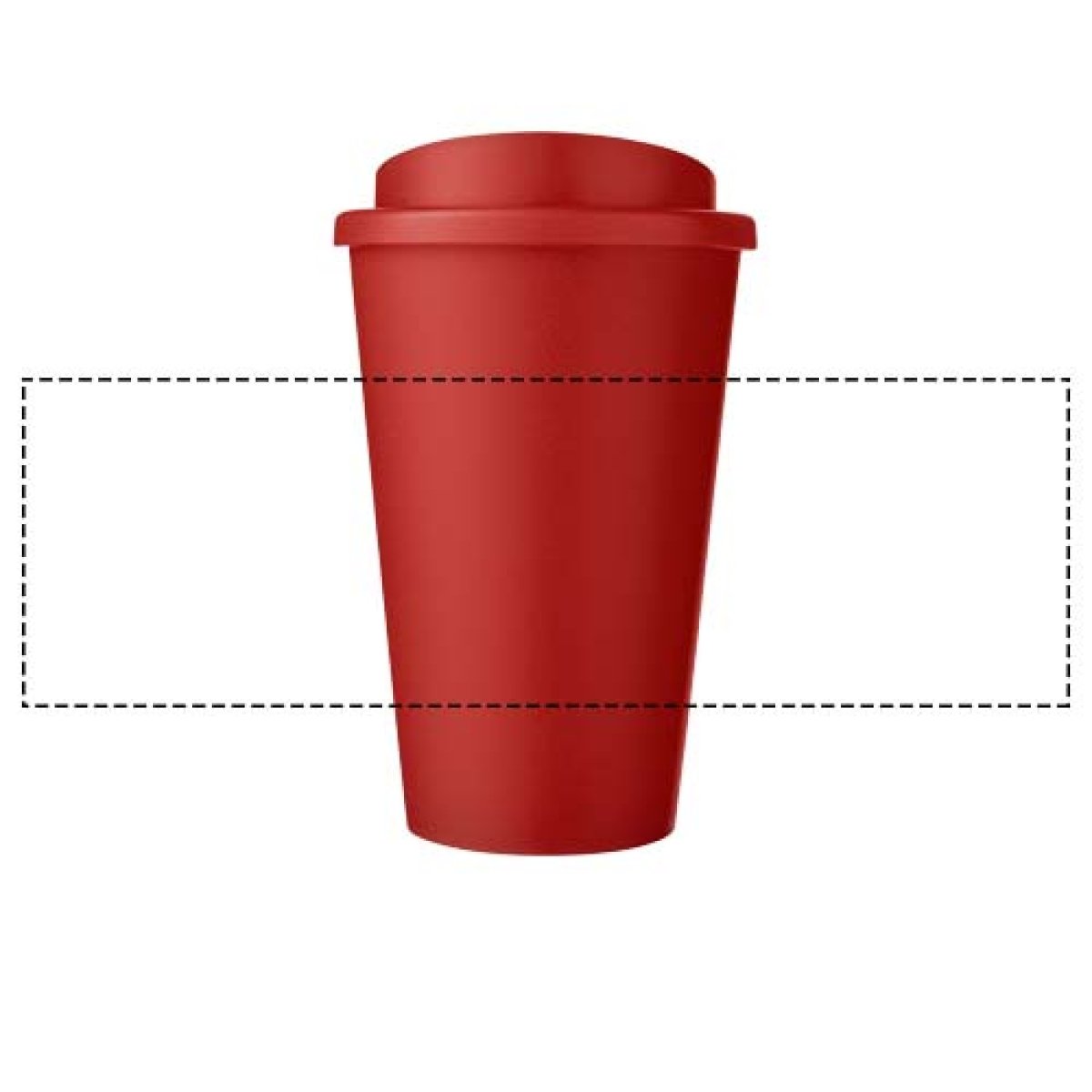 Americano® beker 350ml - dubbelwandig - met schroef deksel - rondom Americano® beker 350ml - dubbelwandig - met schroef deksel - rondom