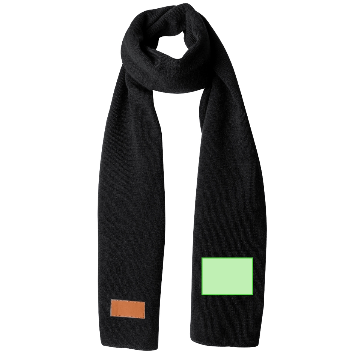 Set Hibbert 3-delig - PU-label - muts, sjaal en touch-handschoenen - zwarte doos - Area 5