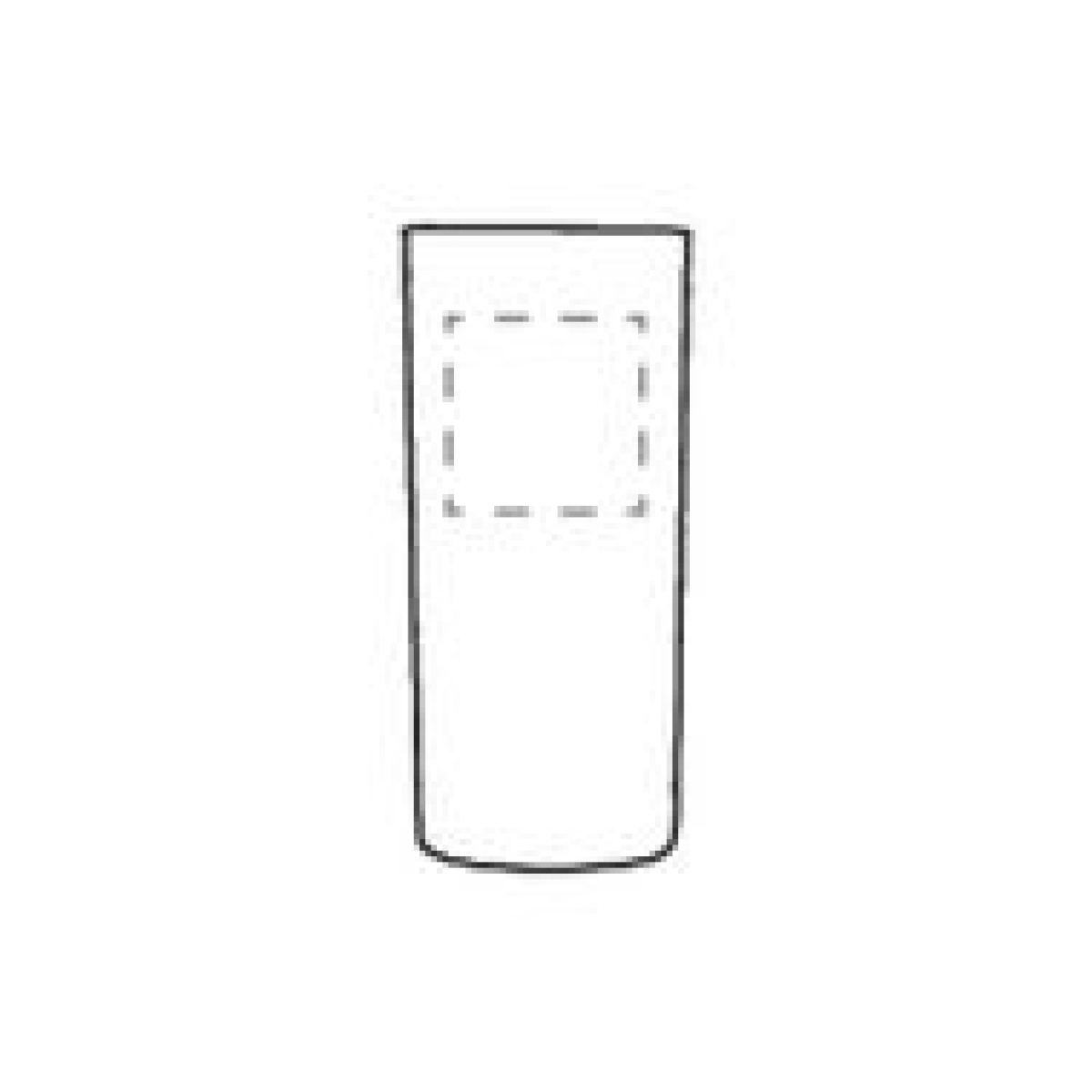 Longdrink glas 270ml - op achterzijde