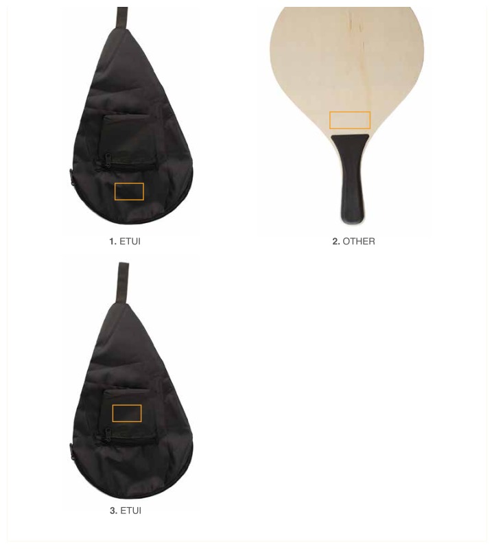 Colby strand tennisracket - inclusief 2 spellen - hout - verpakt in nylon etui - Etui