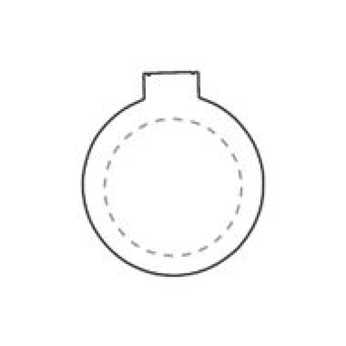 See Me spiegeltje - kunststof - 6 - op deksel