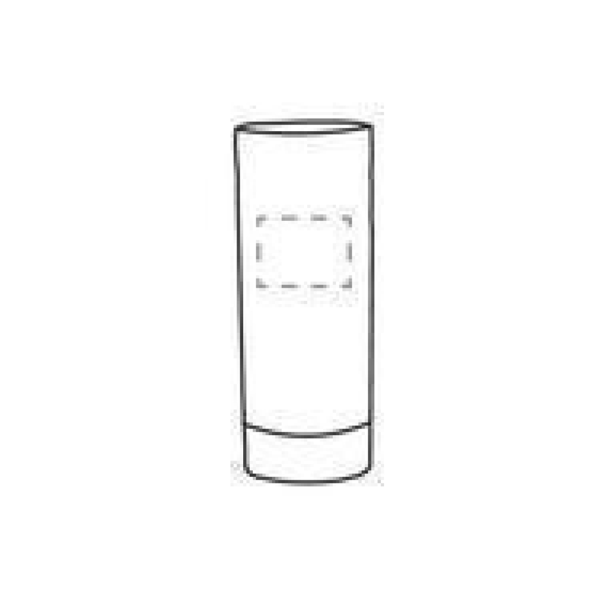 Aria longdrinkglas 330 ml - glas - op achterzijde