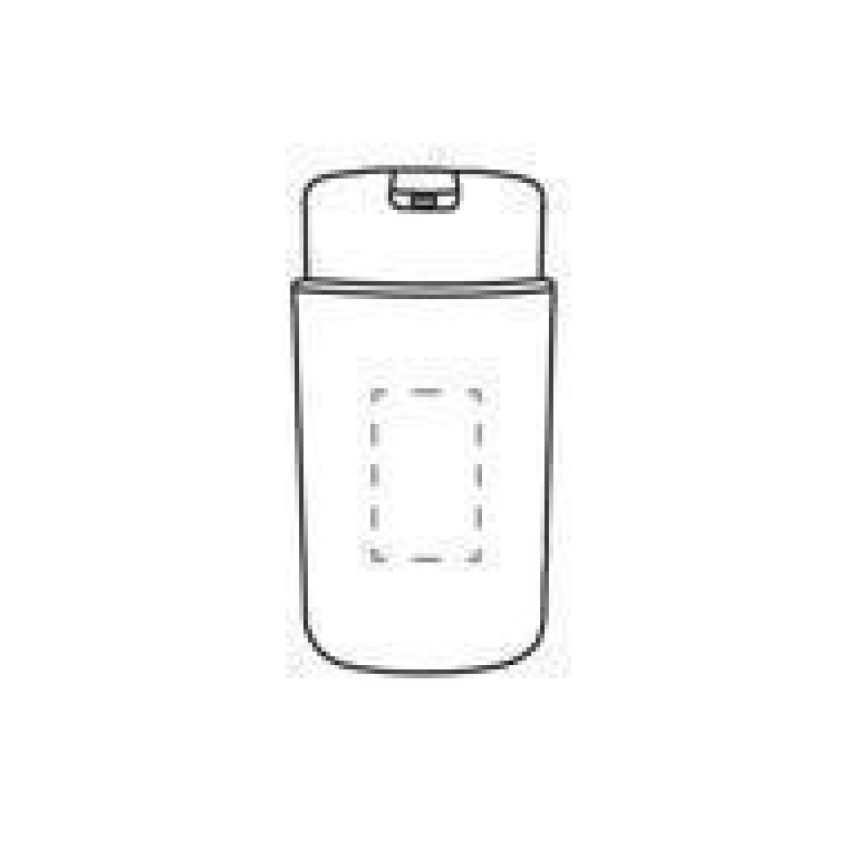 Brabantia zeepdispenser - kunststof - 200 ml - drupvrije pomp - antislip - op voorzijde