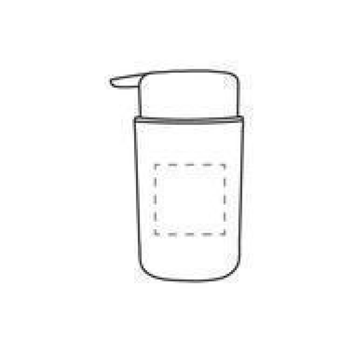 Brabantia zeepdispenser - kunststof - 200 ml - drupvrije pomp - antislip - op rechterzijde