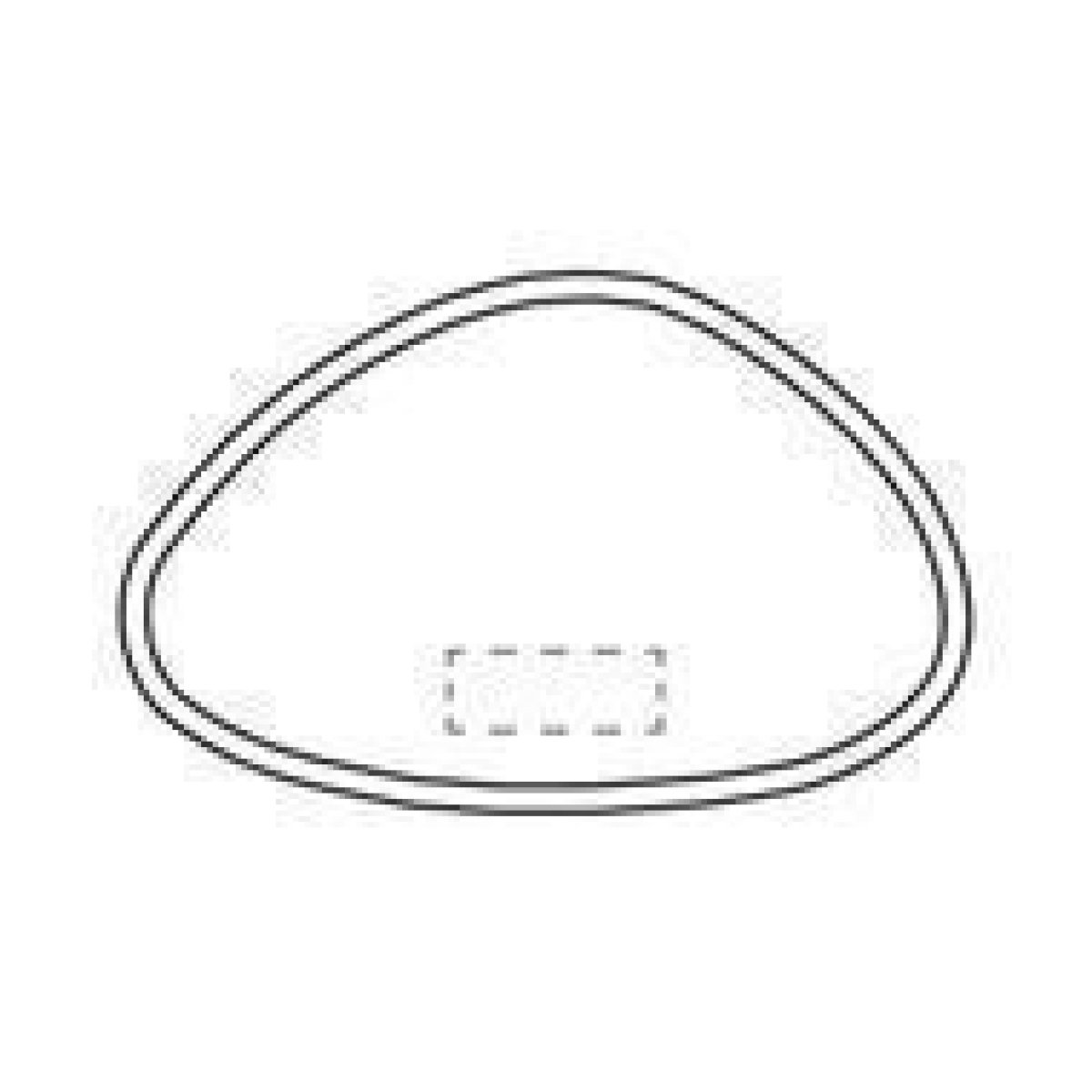 Wooosh Bellagio serveertray - acaciahout FSC 100% - op bovenzijde onderaan