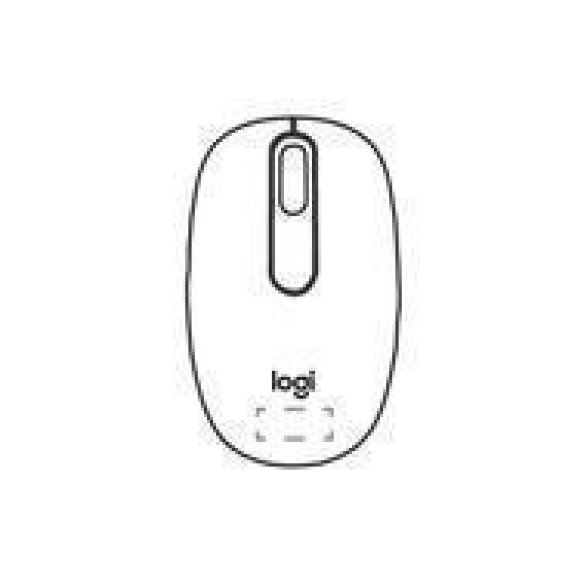 Logitech M196 muis - Bluetooth - gerecycled kunststof - 1000 dpi - op bovenzijde onderaan