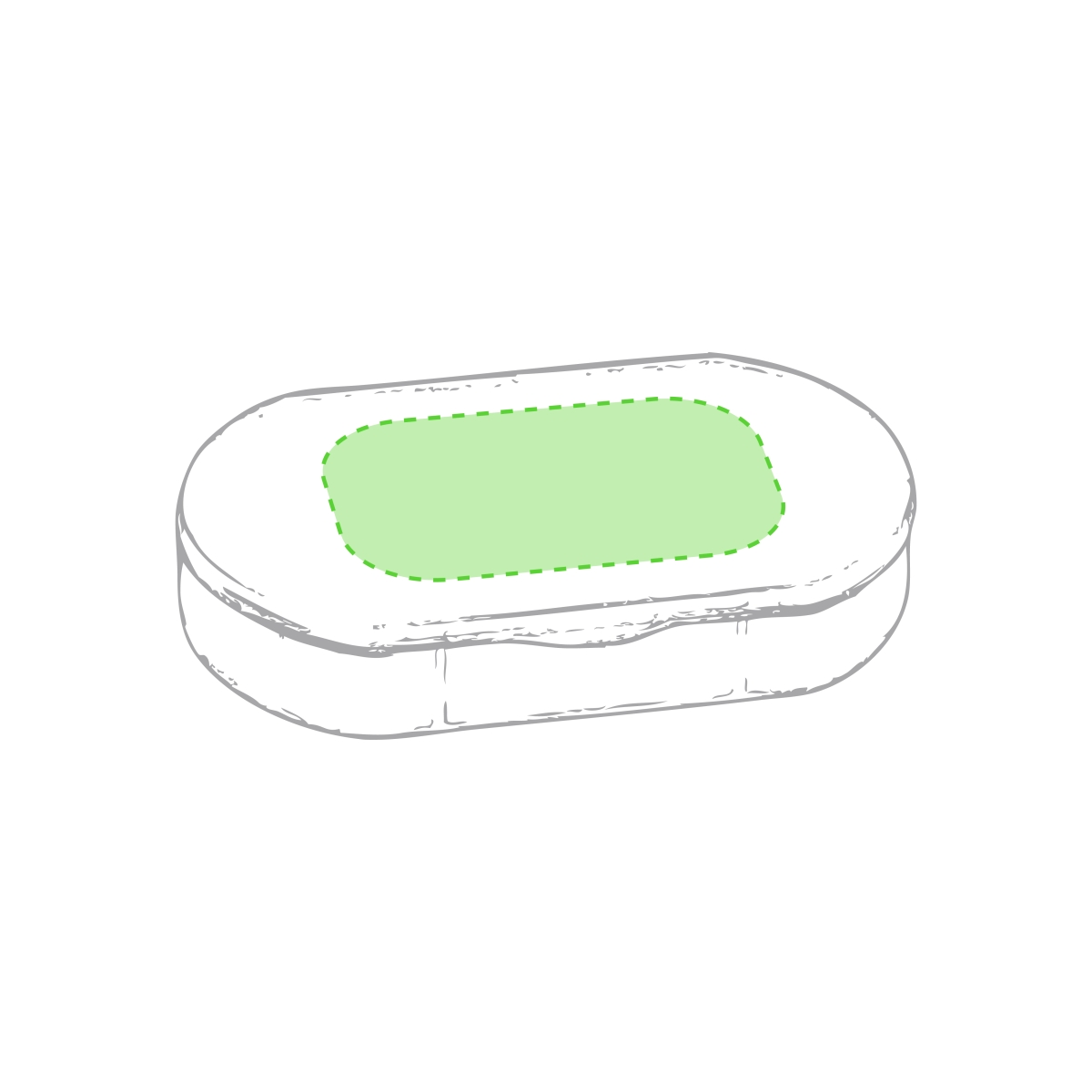 Pillendoosje Trizone - On the lid