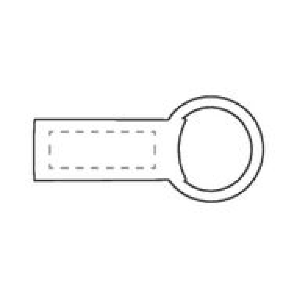 StraightKey sleutelhanger - metaal - 4.5 cm - zekerheidsring - kliksysteem - op 2e zijde StraightKey sleutelhanger - metaal - 4.5 cm - zekerheidsring - kliksysteem - op 2e zijde