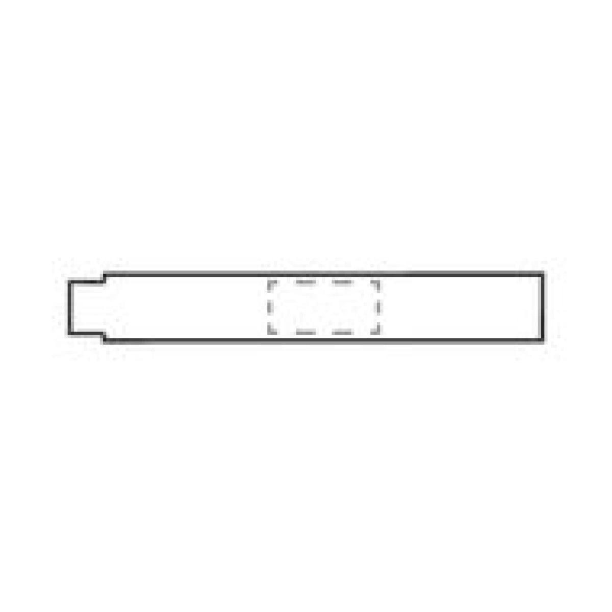 Metric duimstok glasfiber 2 meter - op 1e zijde max. 5 kleuren