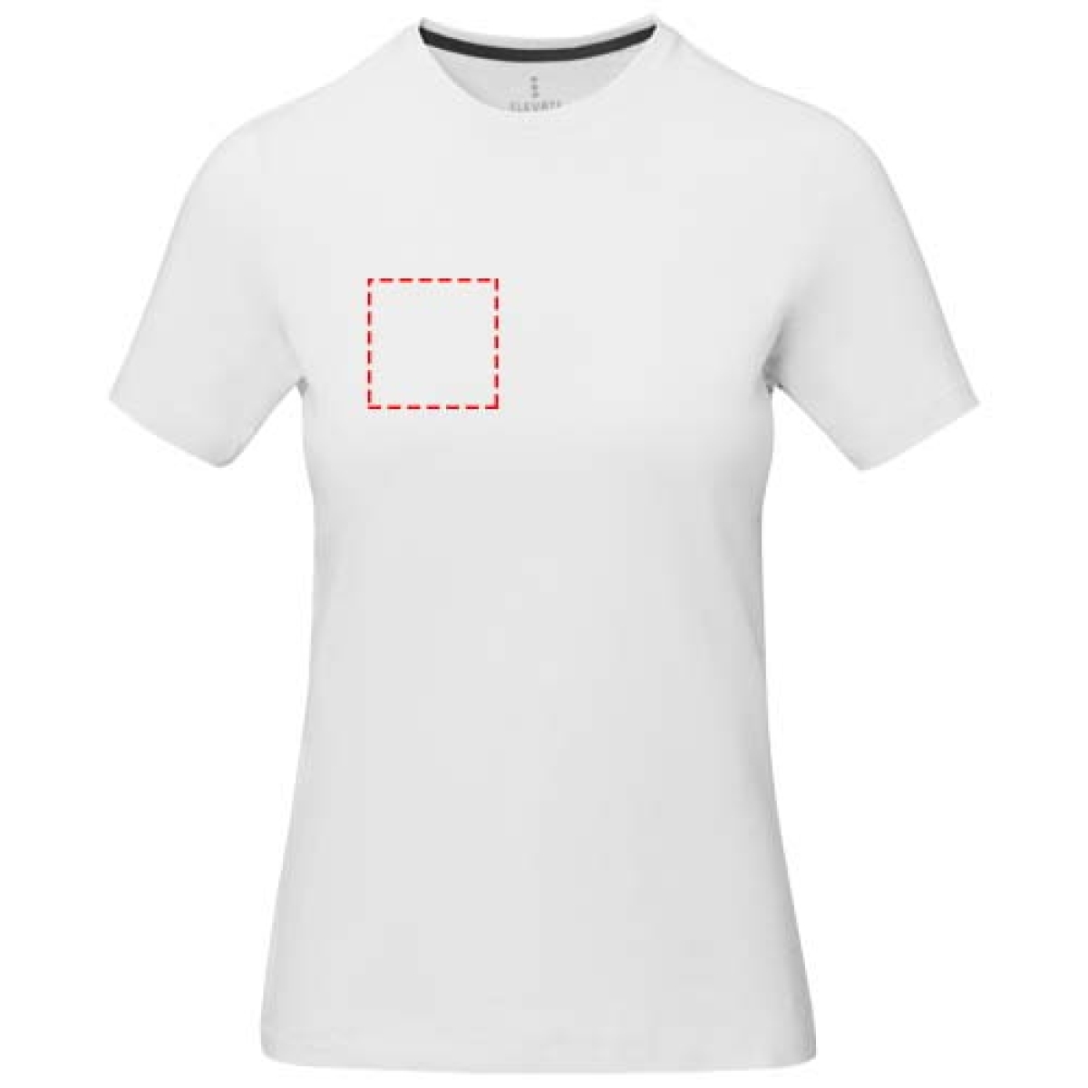 Elevate Nanaimo t-shirt - dames - BCI katoen - 160 g/m2 - rechter borst Elevate Nanaimo t-shirt - dames - BCI katoen - 160 g/m2 - rechter borst