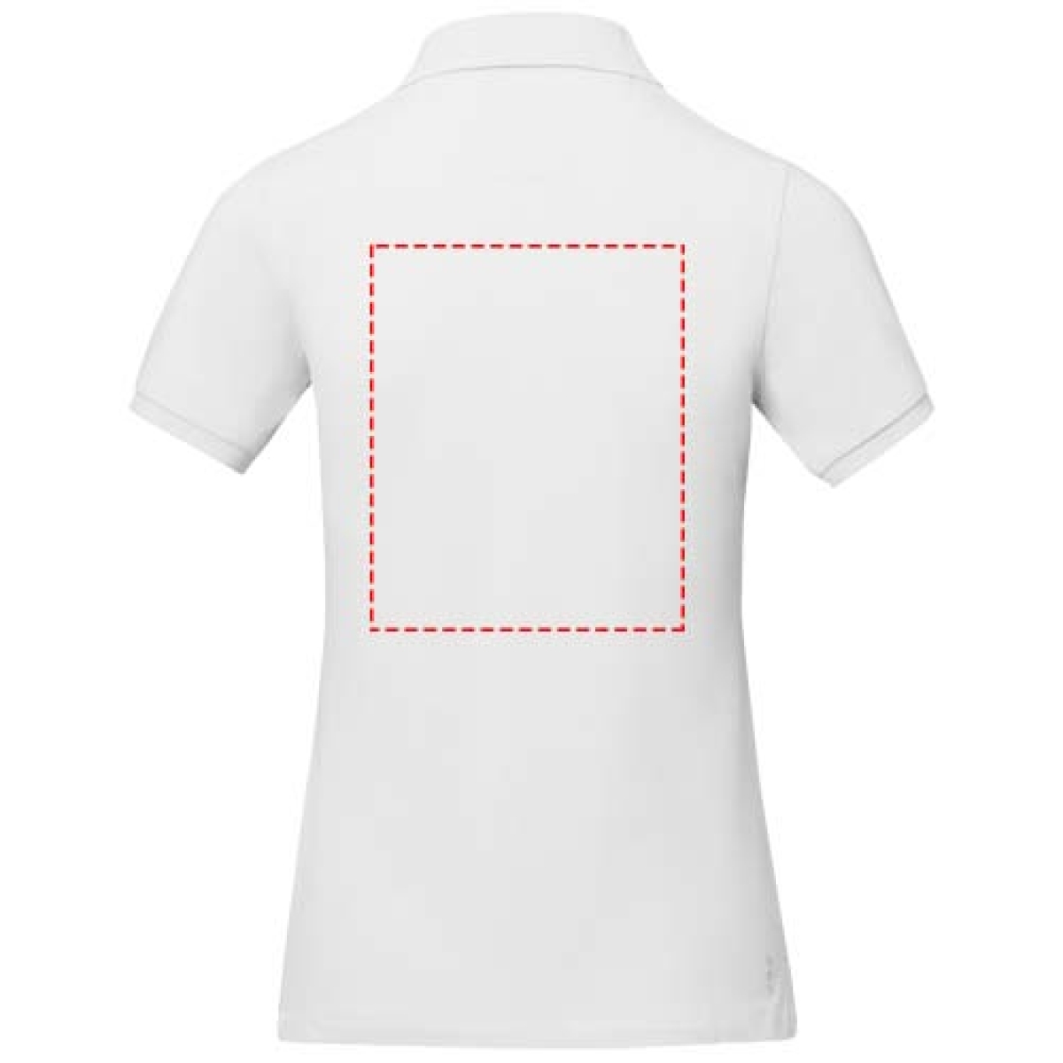 Elevate Calgary polo - dames - katoen - 200 g/m2 - impact hoog op de achterzijde