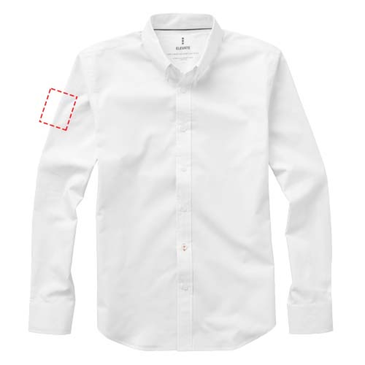 Elevate Vaillant Oxford blouse - heren - katoen - 142 g/m² - lange mouwen - rechter bicep Elevate Vaillant Oxford blouse - heren - katoen - 142 g/m² - lange mouwen - rechter bicep