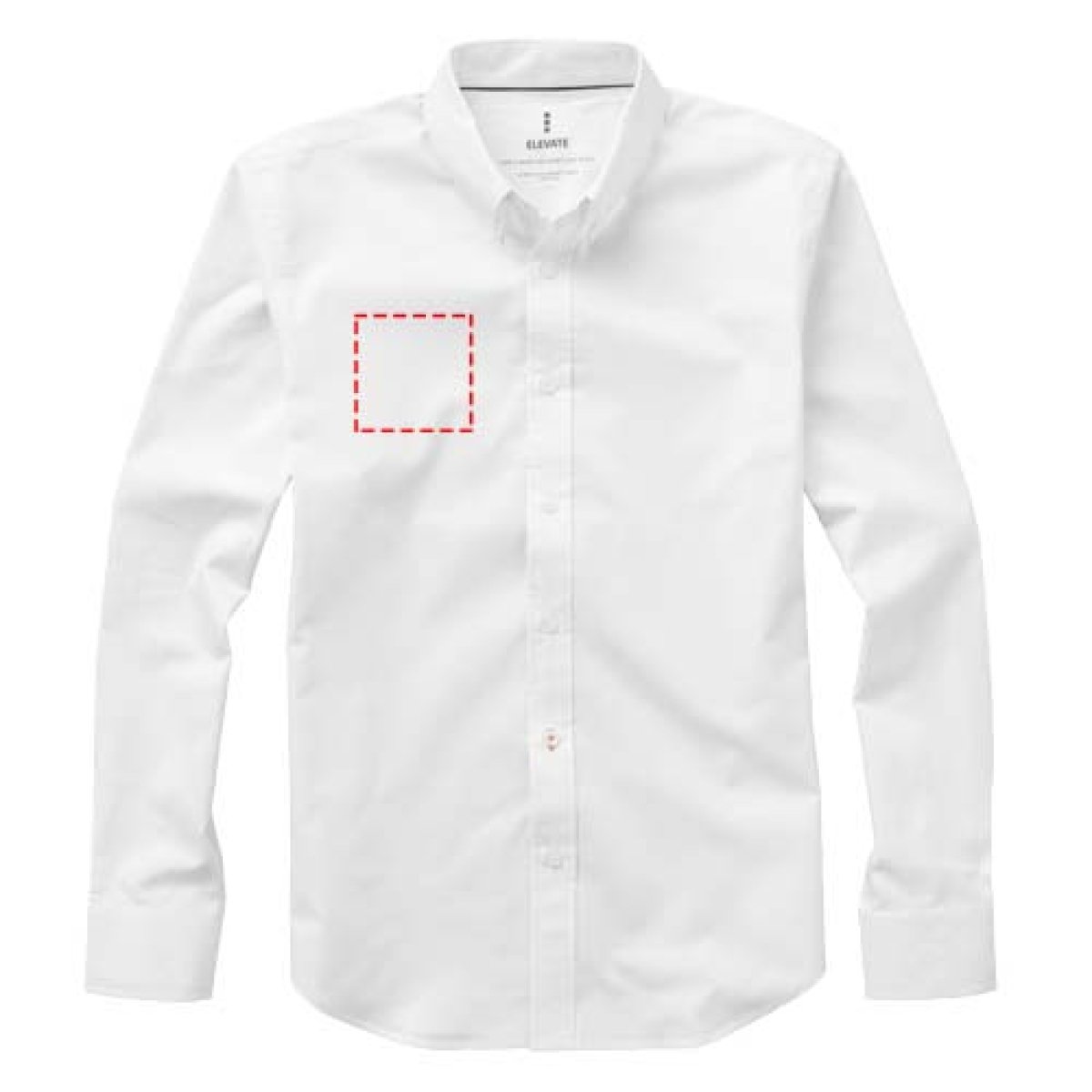 Elevate Vaillant Oxford blouse - heren - katoen - 142 g/m² - lange mouwen - rechter borst Elevate Vaillant Oxford blouse - heren - katoen - 142 g/m² - lange mouwen - rechter borst
