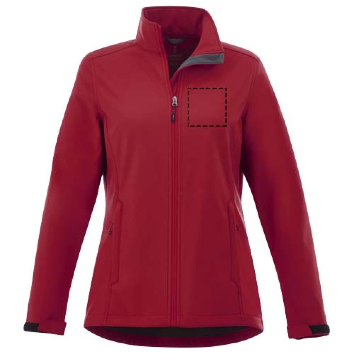 Elevate Maxson softshell jas - dames - polyester - 270 g/m2 - waterafstotend - linker borst