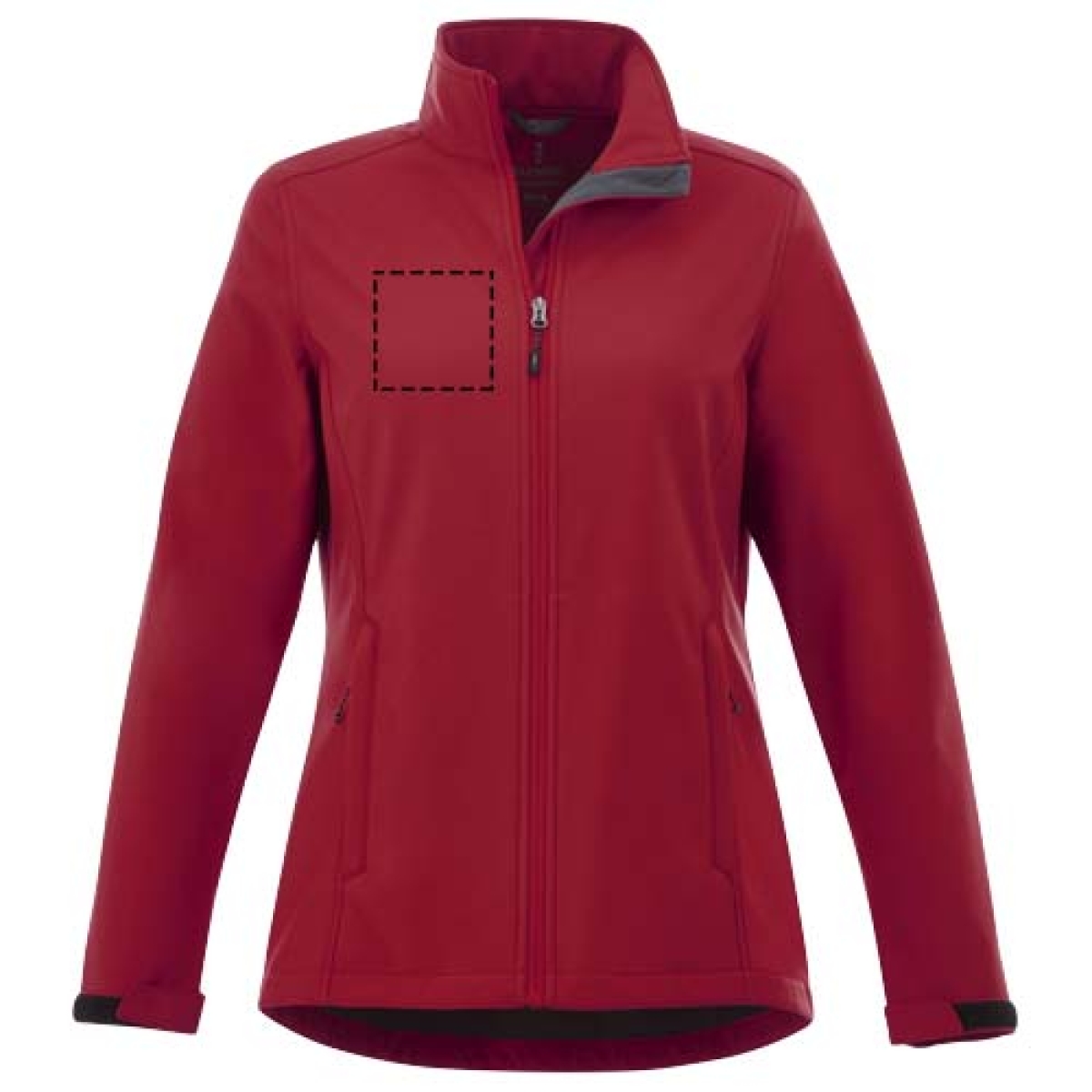 Elevate Maxson softshell jas - dames - polyester - 270 g/m2 - waterafstotend - rechter borst