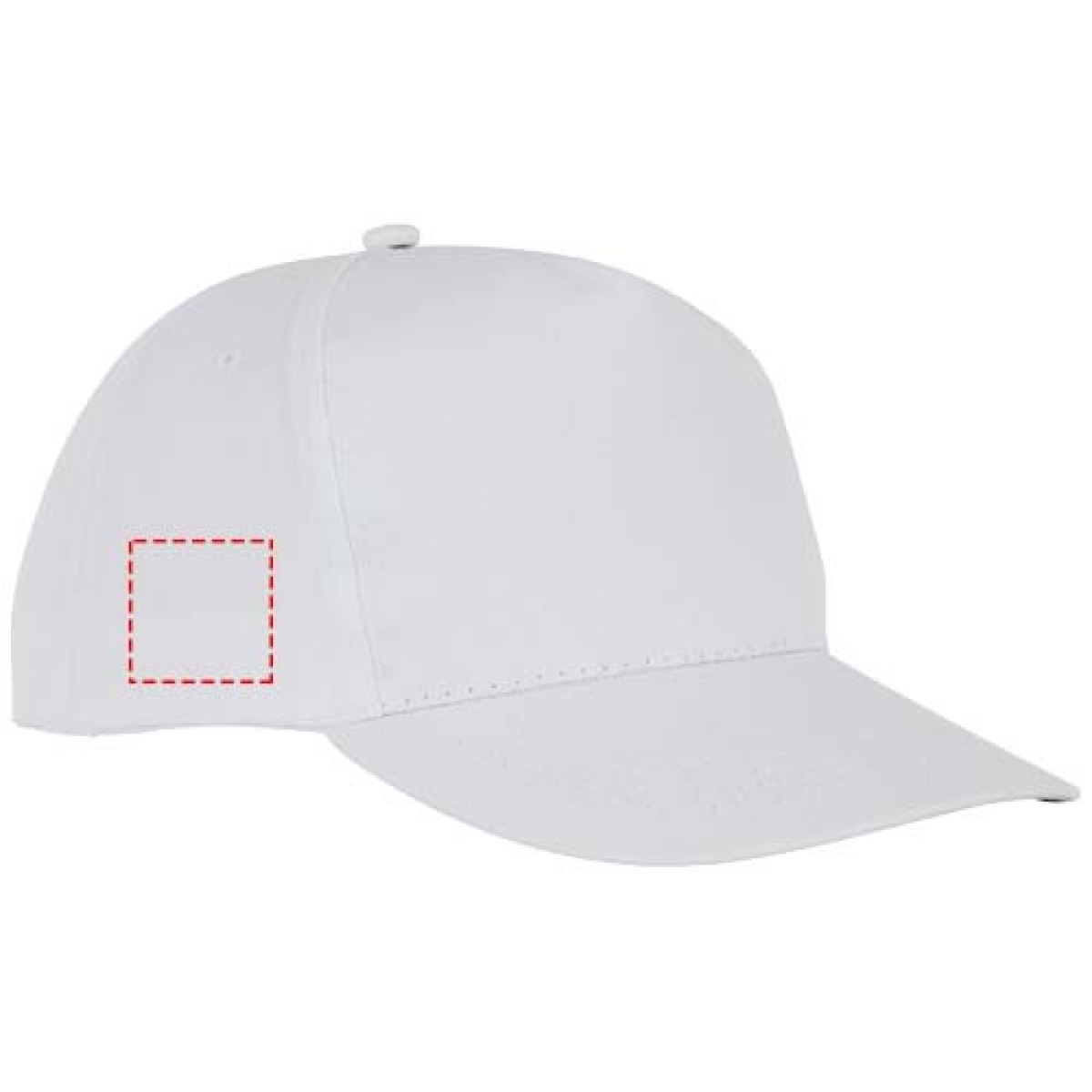 Hades 5 panel cap - katoen - klittenbandsluiting - rechterzijde Hades 5 panel cap - katoen - klittenbandsluiting - rechterzijde